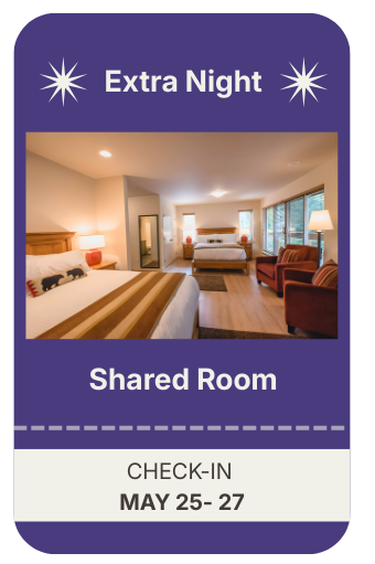 Extra Night - Shared Room