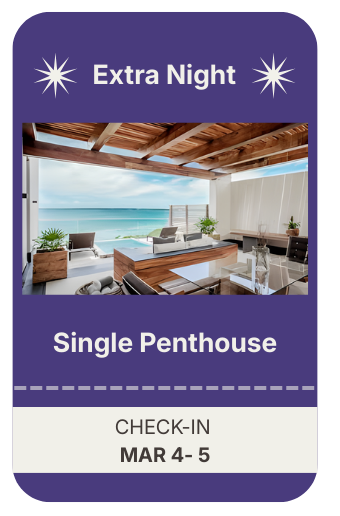 Extra Night - Single Penthouse